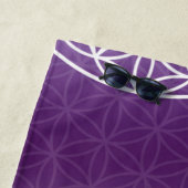 Flower of life purple strandlaken (In situ)