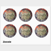 Flower of Life Ronde Sticker (Vel)