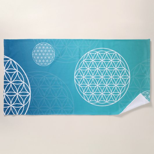 Flower of life strandlaken (Voorkant)