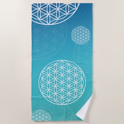 Flower of life strandlaken (Voorkant)
