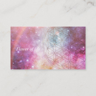 Flower of life visitekaartje