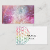 Flower of life visitekaartje (Voorkant / Achterkant)