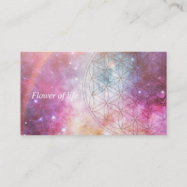 Flower of life visitekaartje