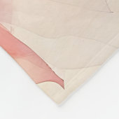 Flower of Life - Waterverf schilderij Fleece Deken (Hoek)