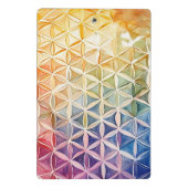Flower of Life - Waterverf schilderij Mini Klembord (Achterkant)