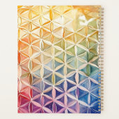 Flower of Life - Waterverf schilderij Planner (Achterkant)