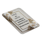 "Flower of Love" - Elegant & Unique Wedding Invita Magneet (Rechterzijde)