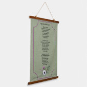 Flower of Scotland Lyrics  Hanging Tapestry Hangend Wandkleed (Gebogen)