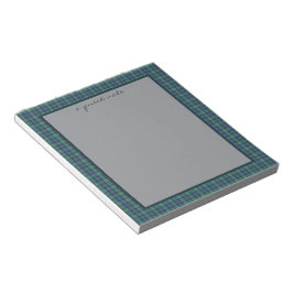 Flower of Scotland Original Scottish Tartan  Notitieblok