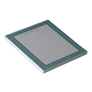 Flower of Scotland Original Scottish Tartan Notitieblok