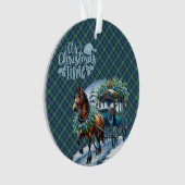 Flower of Scotland Scottish Tartan Christmas Ornament (voorkant)
