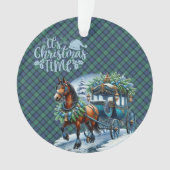 Flower of Scotland Scottish Tartan Christmas Ornament (voorkant)