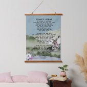 Flower of Scotland Tekst Hangend Wandkleed (Slaapkamer)