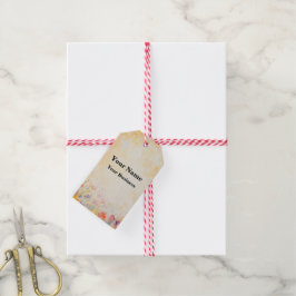 Flower Oilpainting Cadeaulabel