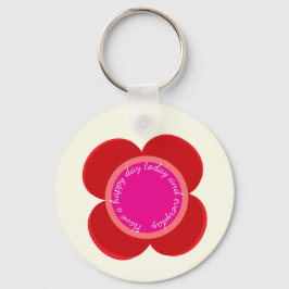 flower on  sleutelhanger