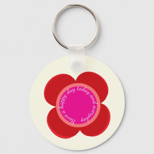 flower on  sleutelhanger (Voorkant)