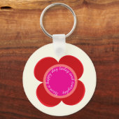 flower on sleutelhanger (Voorkant)