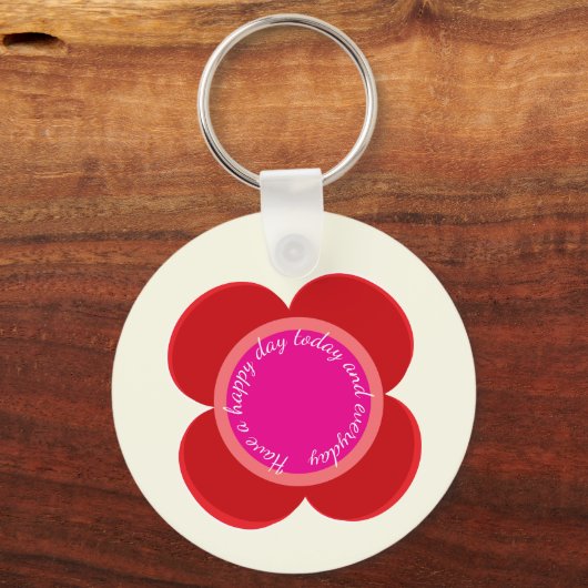 flower on  sleutelhanger (Voorkant)