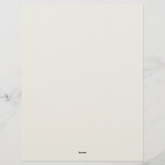 Flower Overlay Sage Green Personalized Stationery Briefhoofd (Achterkant)