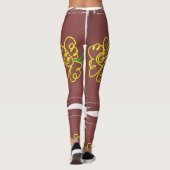 flower paint leggings (Achterkant)