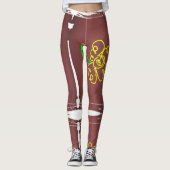 flower paint leggings (Voorkant)