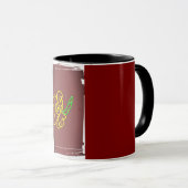 flower paint mug mok (Voorkant rechts)