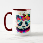 Flower Panda Mok (Links)