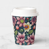 Flower Paper cup Papieren Bekers (Rechts)