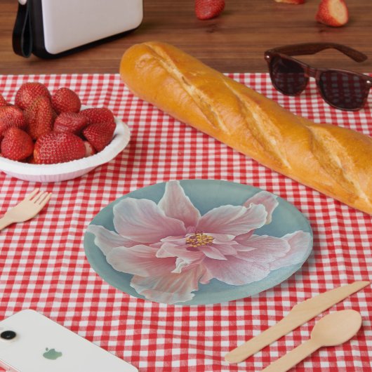 Flower paper plate papieren bordje (Picknick)