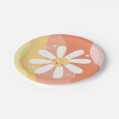 Flower Party 60's Hippie Birthday party Borden Papieren Bordje (Gekanteld)