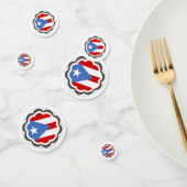 Flower Party, Puerto Ricaanse Vlag Party Thema Confetti (Groep)