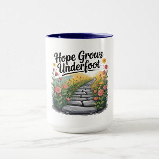Flower Path - Nature-Inspired Mental Health Mug Mok