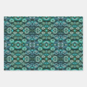 FLOWER PATTEREN CADEAUVERPAKKINGSPAPIER INPAKPAPIER VEL (Voorkant 2)