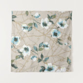 flower pattern design textile illustrationart,patt wandkleed (Voorkant (horizontaal))
