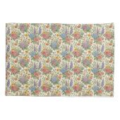 Flower Pattern Kussensloop (Achterkant)