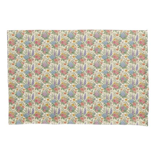 Flower Pattern Kussensloop (Voorkant)
