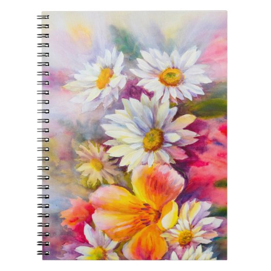 flower pattern notitieboek (Voorkant)