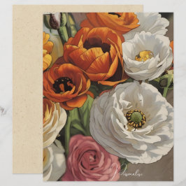 Flower Pattern  Style Scrapbook Papier