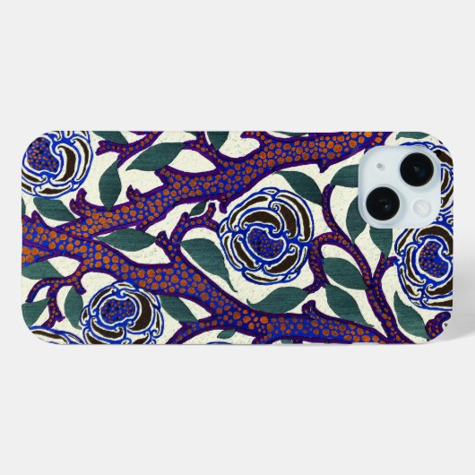  Flower Pattern Telefoonhoesje Case-Mate iPhone Case (Achterkant (horizontaal))