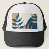 flower pattern trucker pet (Voorkant)