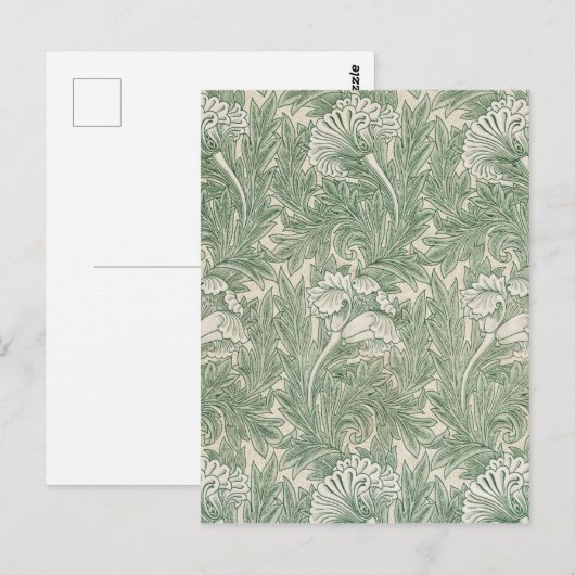 Flower Pattern, William Morris Briefkaart (Voorkant / Achterkant)