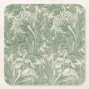 Flower Pattern, William Morris Kartonnen Onderzetters