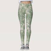 Flower Pattern, William Morris Leggings (Voorkant)
