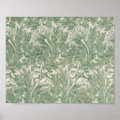 Flower Pattern, William Morris Poster (Voorkant)