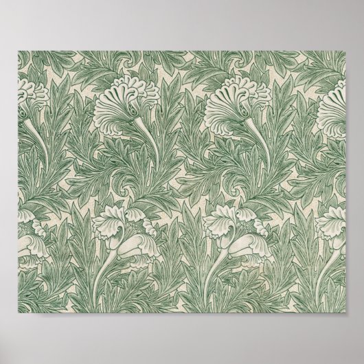 Flower Pattern, William Morris Poster (Voorkant)