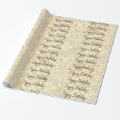 Flower Patterned Designer Cadeaupapier (Uitgerold)