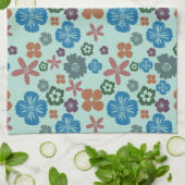 Flower Patterned Keuken handdoek / theedoek (Gevouwen)