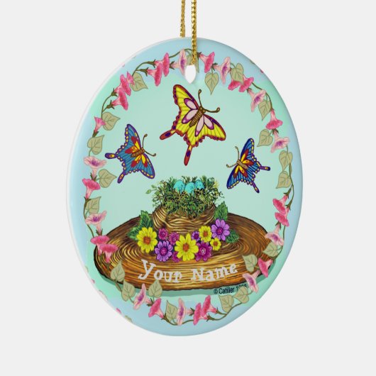 Flower Pet Bird Nest ornament (Rechts)