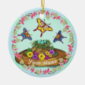 Flower Pet Bird Nest ornament (Voorkant)