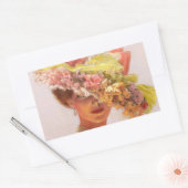 Flower Pet Victoriaans Lady Oval Stickers (Envelop)